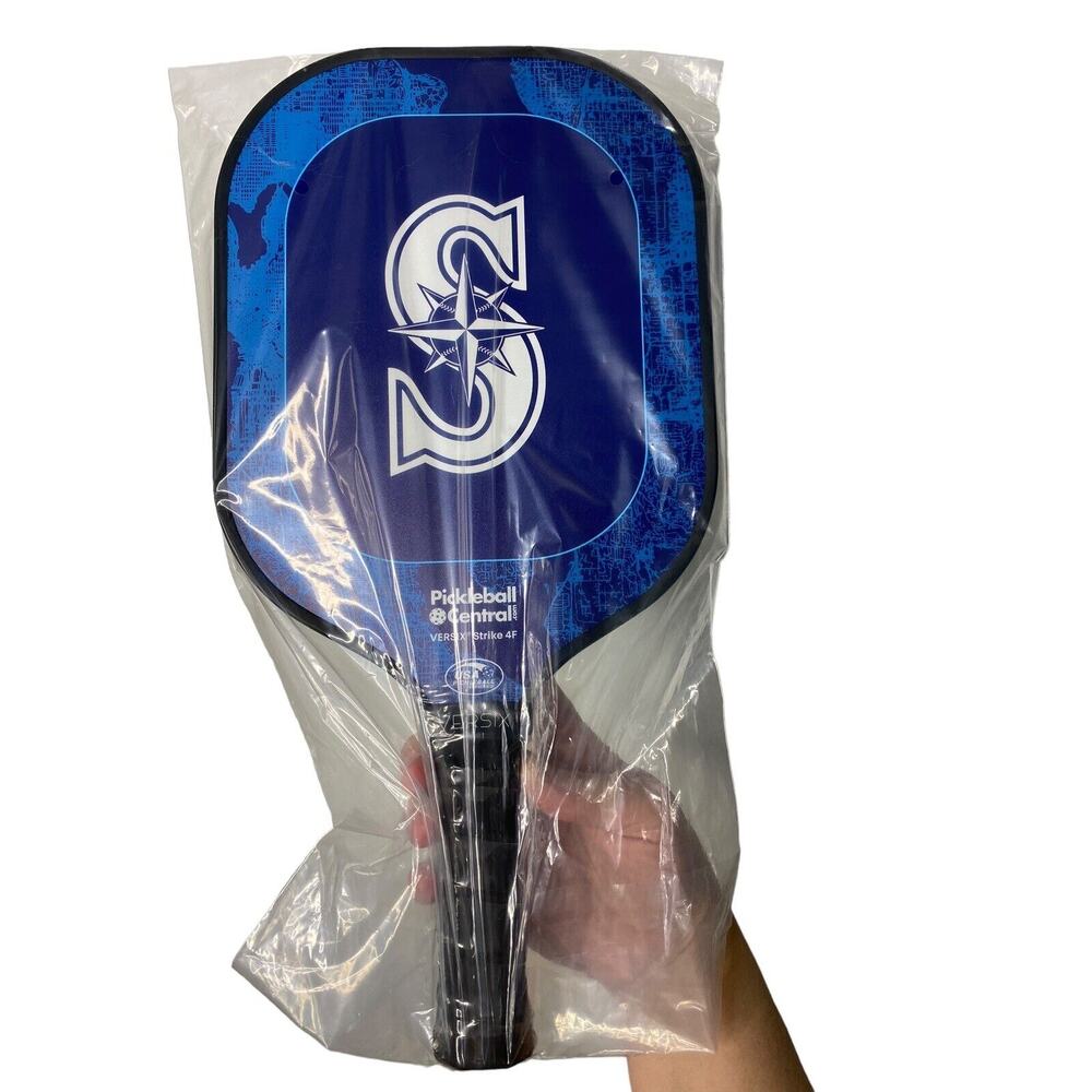 Seattle Mariners Pickleball Paddle Versix Strike 4F USA Pickleball Approved